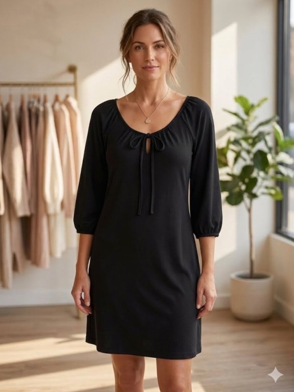 White House Black Market Classic Chic Little Black Dress Medium